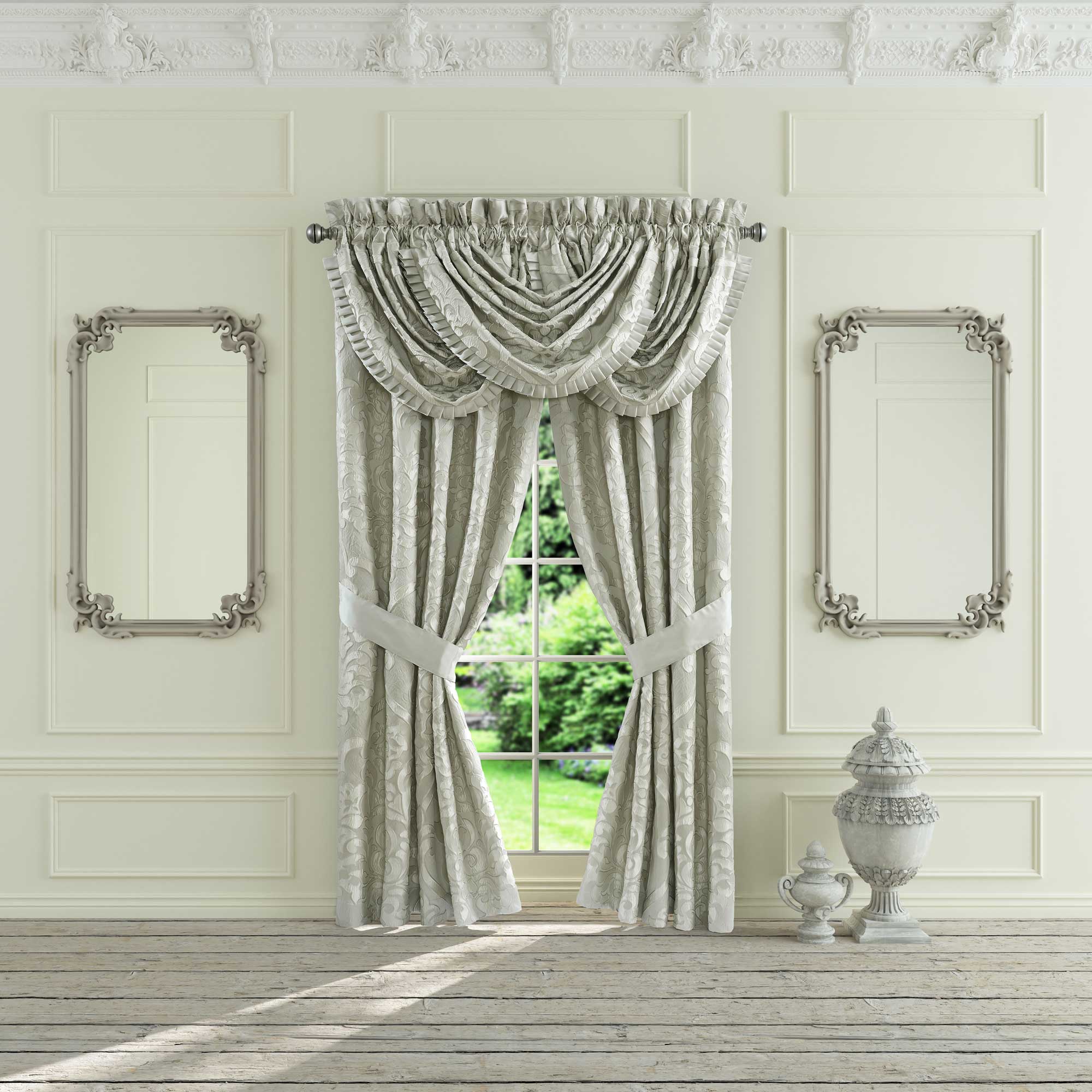 Surano 84" Window Panel Pair in Celadon Green by J.Queen New York